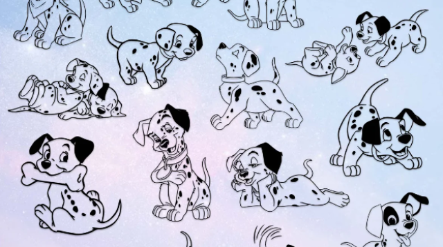 101 Dalmatian SVG Free Download