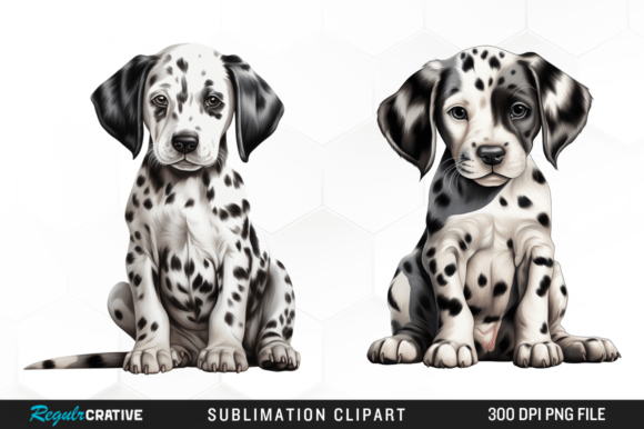 Dalmatian Dog Puppy SVG File