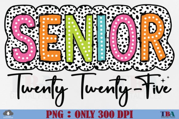 Senior 2025 Dalmatian Dots SVG Free Download