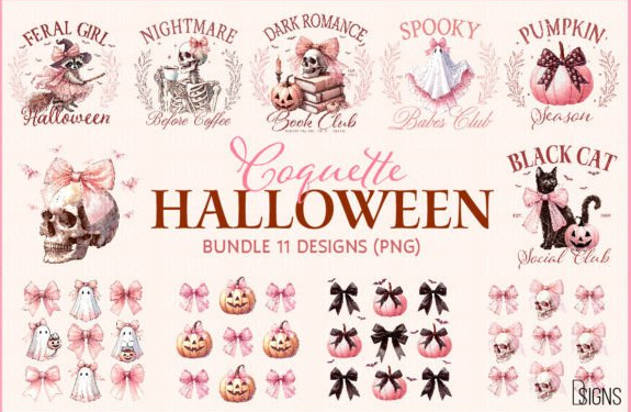 Coquette Vintage Halloween Bundle