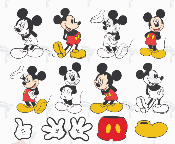 Free Mickey Mouse SVG Files