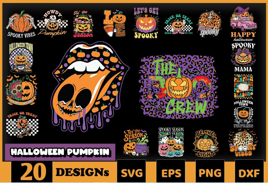 Halloween Pumpkin SVG Bundle