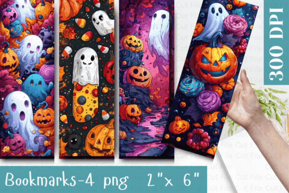 Halloween Spooky Ghost Bookmark