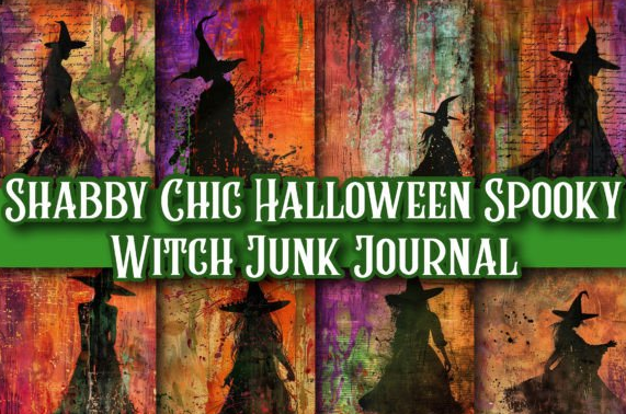 Halloween Spooky Witch Junk Journal