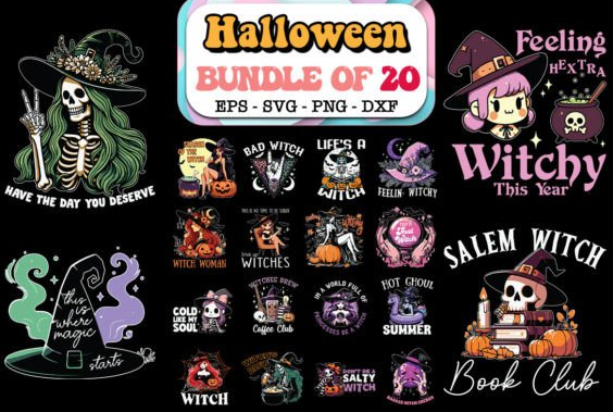 Halloween Witch SVG Bundle