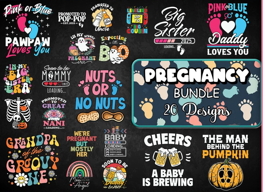 Pregnancy SVG Bundle