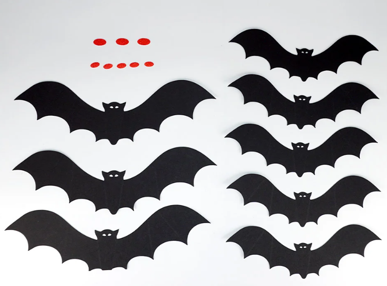 Printable 3D Bat SVG Halloween