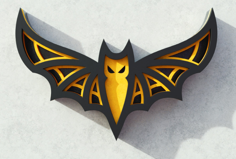 Printing and Cutting 3D Bat SVGs