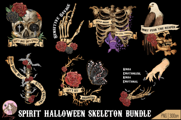 Spirit Halloween Skulls Bundle