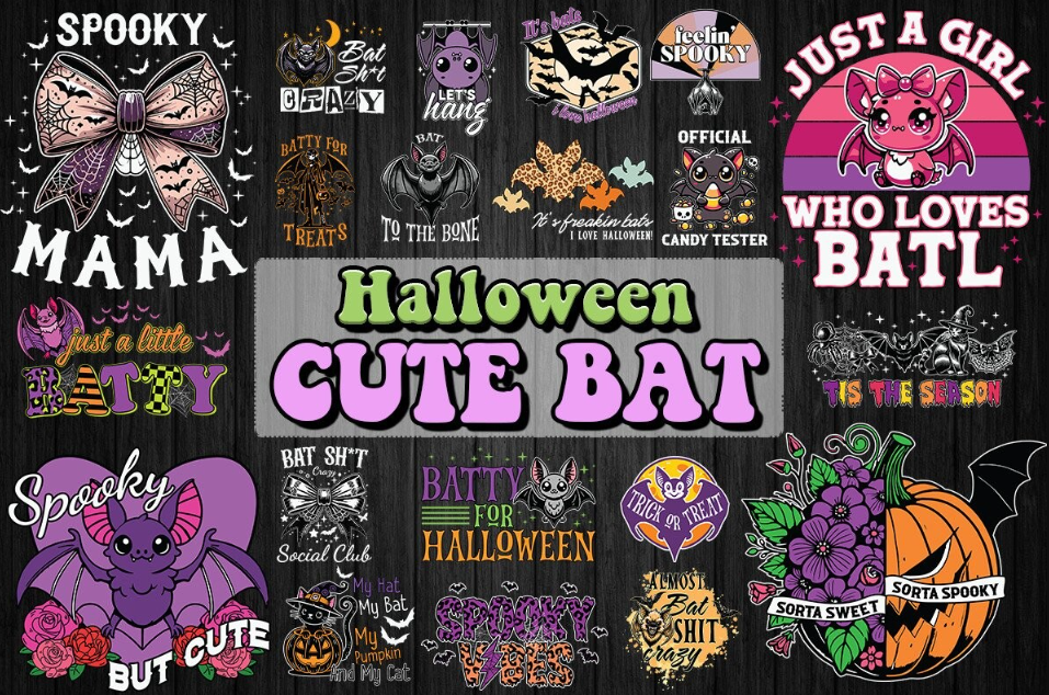 Spooky Halloween Bat SVG Bundle