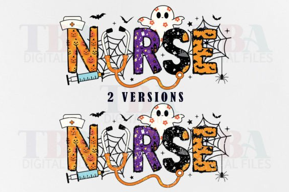 Spooky Nurse Halloween SVG 