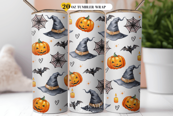 Witch Hat Halloween Halloween Tumbler