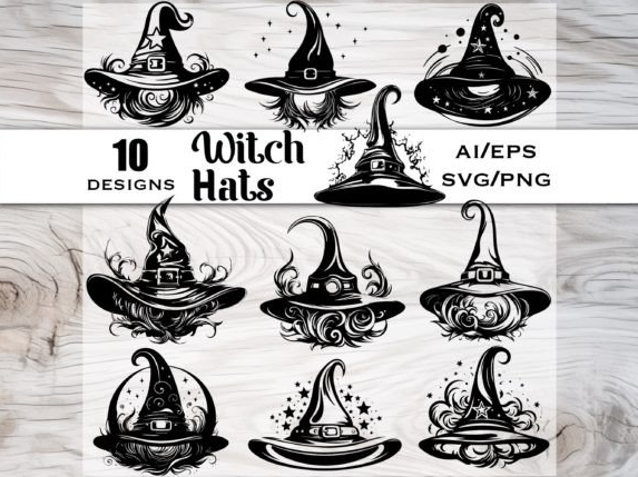 Witch Hat SVG Bundle